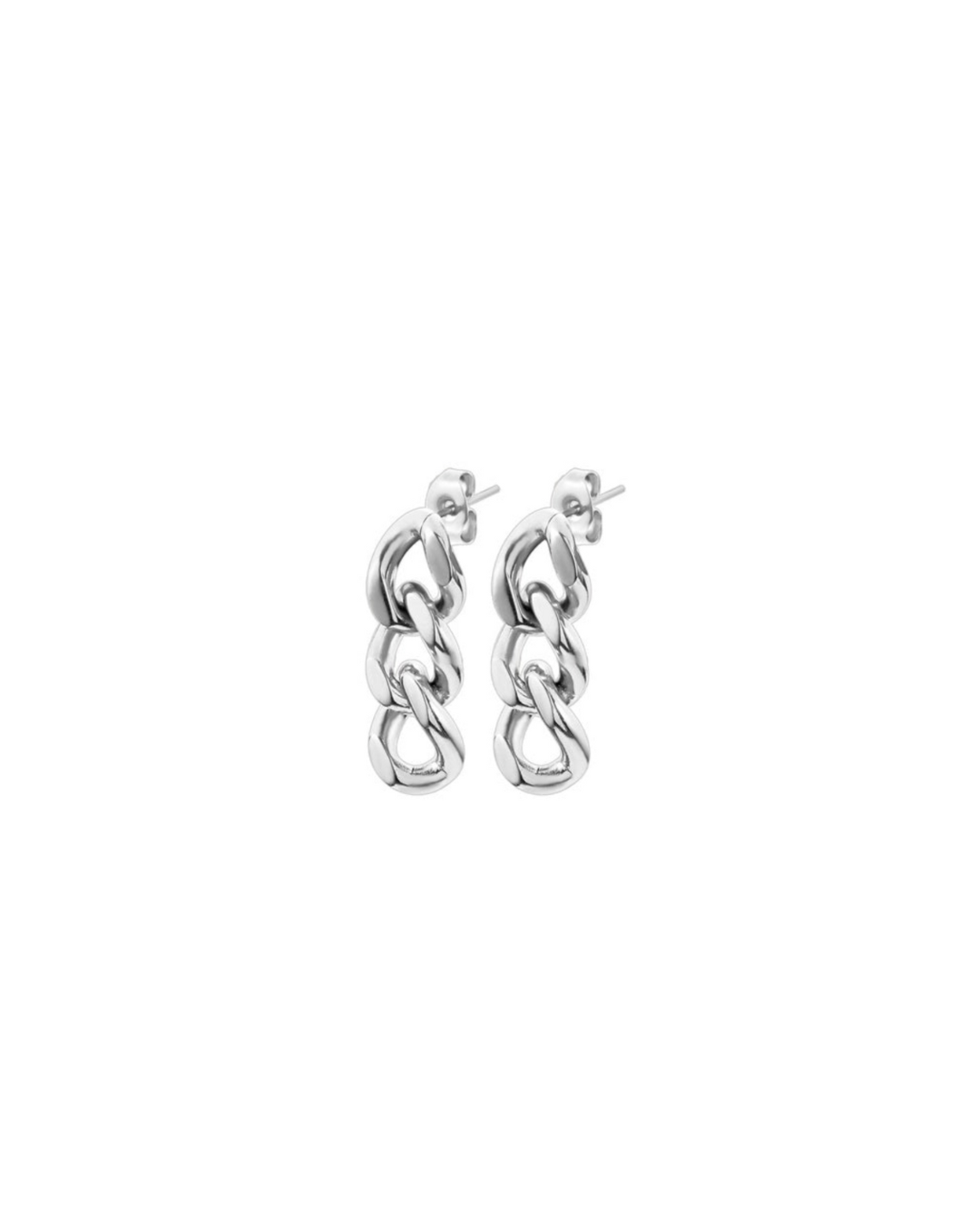 Chain Bridge Stud Earrings